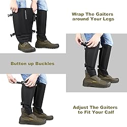 HUNTARMOR EVA Shin Guards Snake Gaiters: Semi Hard
