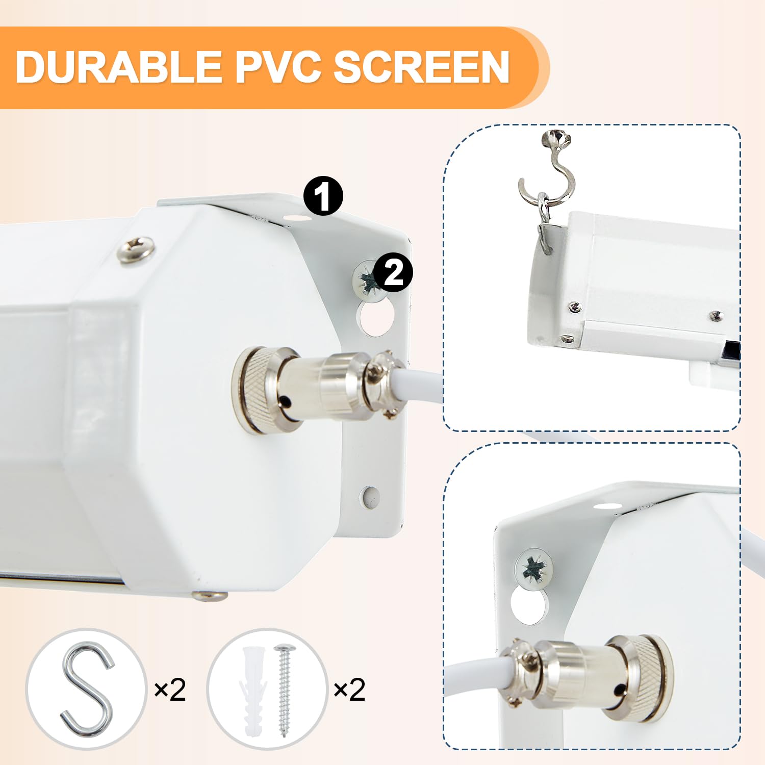 Mua YODOLLA 120 inch Projector Screen Motorized,43 HD Retractable