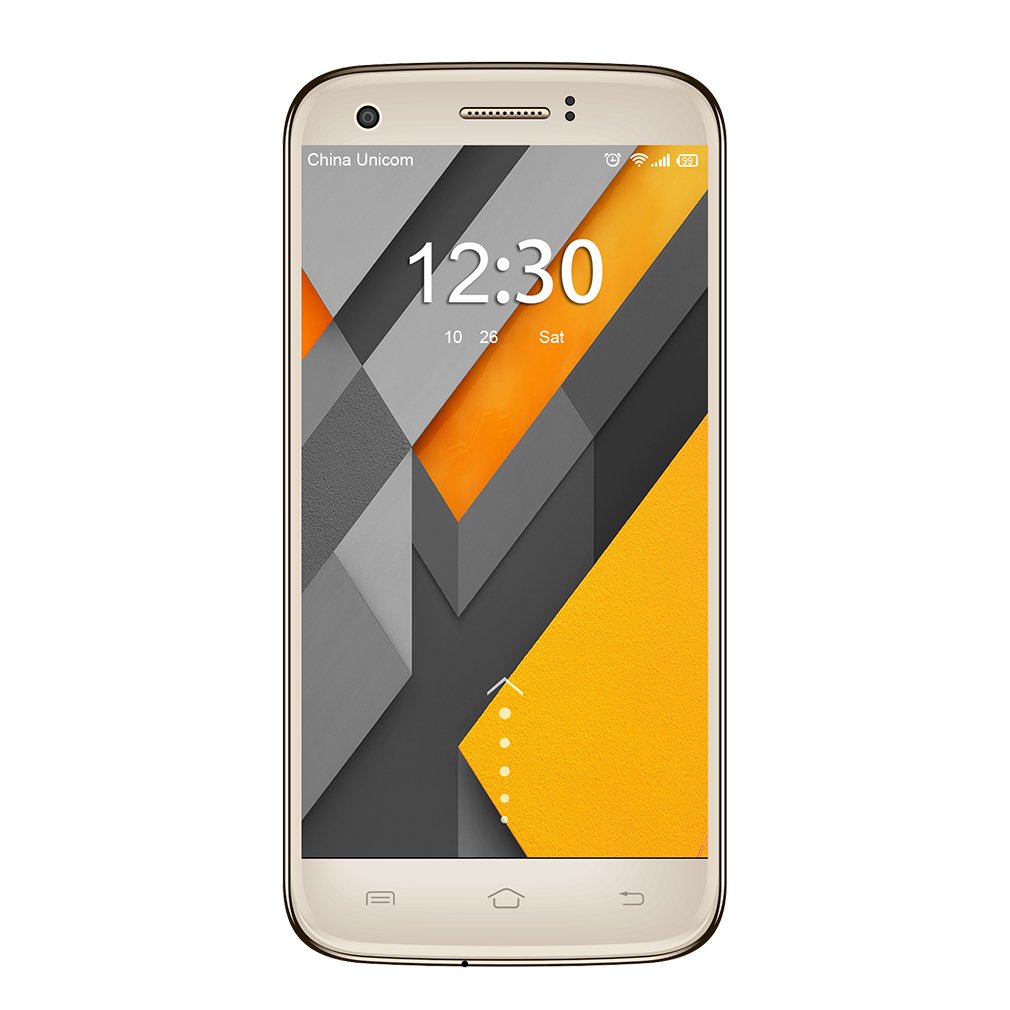 Phonemax Q5 Smartphone 5.0 Inch 1280*720 HD IPS Diplay 2GB+16GB Quad-Core 4G Smart Phone For Android 6.0 UK Plug (Gold)