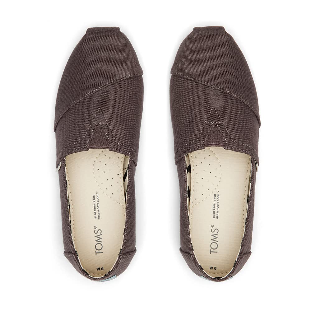 TOMS(トムズ) Women's Alpargata Loafer Flat, Grey, 8.5, ash, 25.5 cm