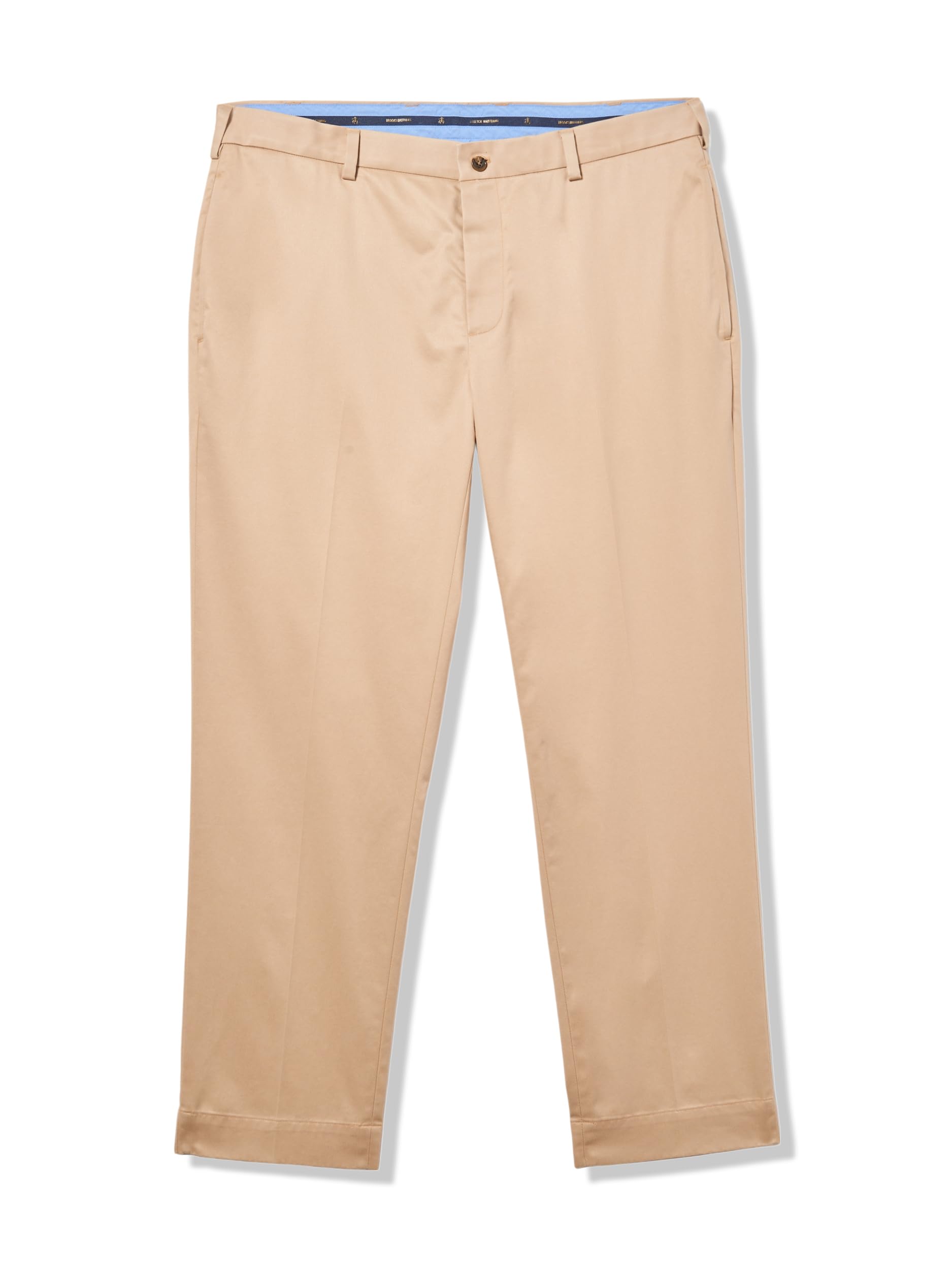 Brooks Brothers Men’s Regular Fit Stretch Lightweight Advantage Chino Pants, British Khaki, 42W x 30L