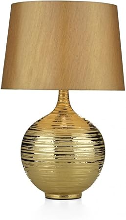 large gold lamp