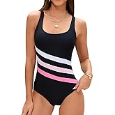 HAIVIDO Womens One Piece Swimsuits Athletic Bathing Suit Full Coverage Sport Swimwear Slimming Modest Swim Suits