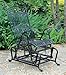 Iron Outdoor Single Patio Glider Chair