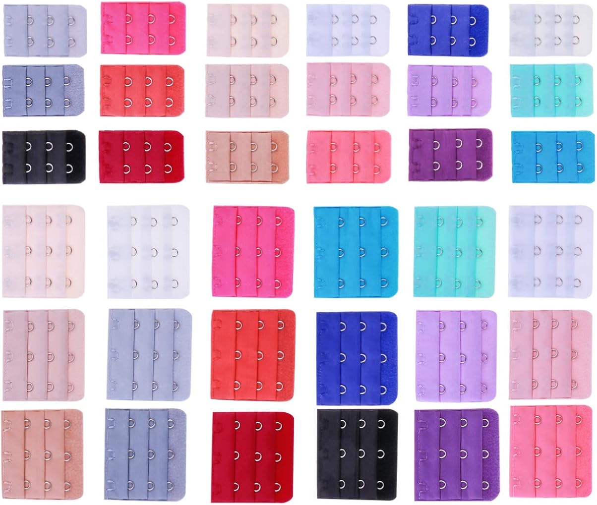 Valiclud Bra Extensions, 2 Hooks and 3 Hooks, 3 Rows Bra Extension