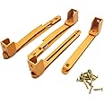 SpzcdZa Crib fence Lifter Lifting Rail Connection Set Brown w Screws