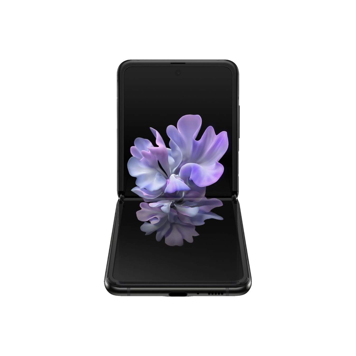 Samsung Galaxy Z Flip SM-F700F/DS Dual-SIM 256GB (GSM Only | No CDMA) Factory Unlocked Android 4G/LTE Smartphone - International Version (Mirror Black)
