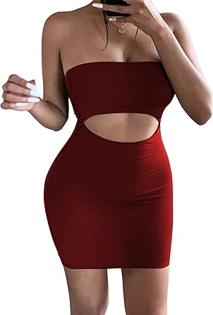 bodycon tube top dress
