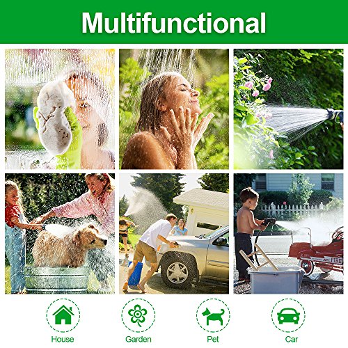 image for Tigerhu Garden Hose Expandable, 25ft Flexible Lightweight Water Hose w