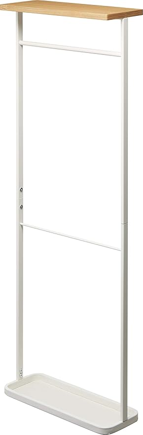 Amazon 山崎実業 Yamazaki 天板付き引っ掛け傘立て ホワイト 約w40xd15xh112cm タワー 折り畳み傘も収納 小物が置ける天板付き フック付き 4970 傘立て オンライン通販