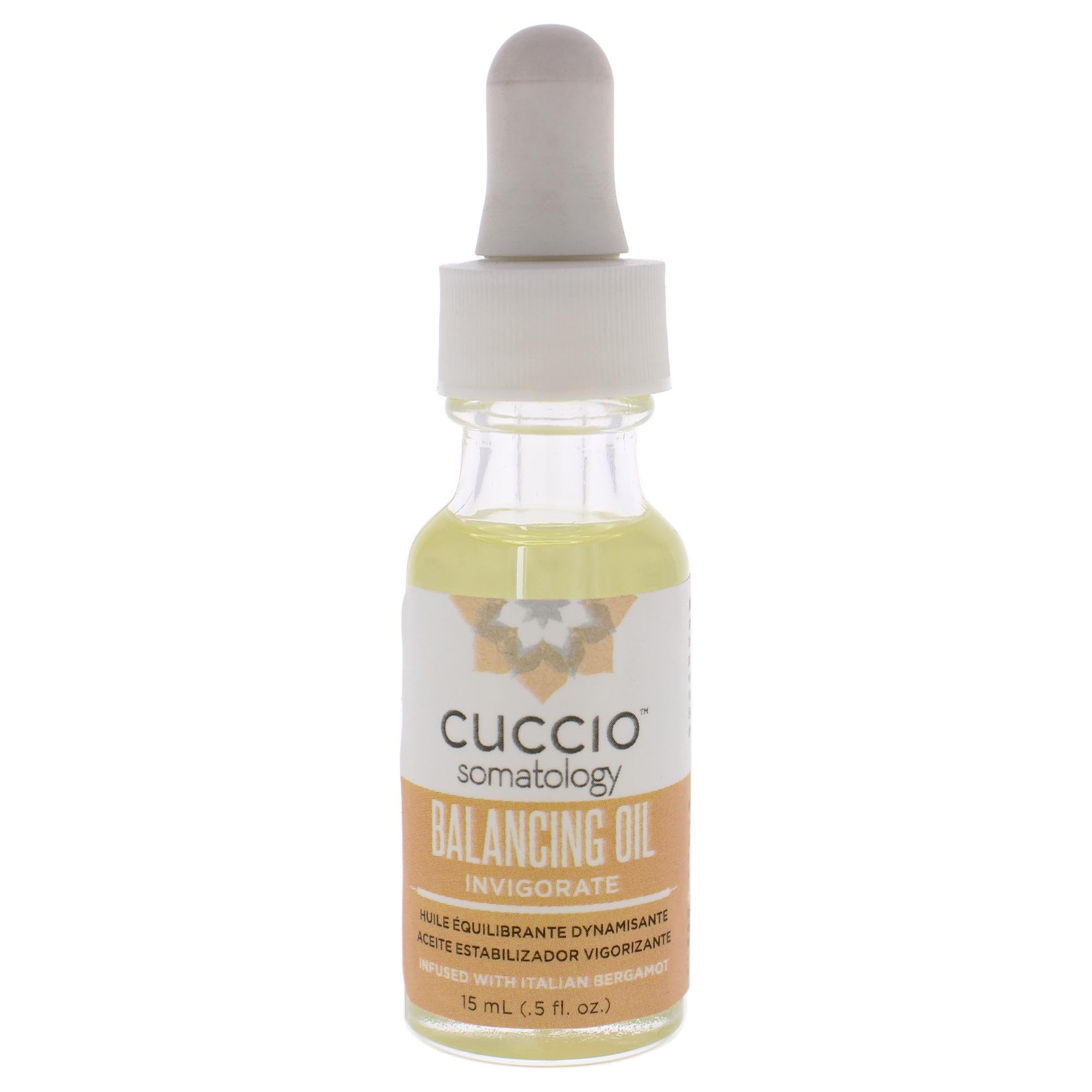 Cuccio Somatology Balancing Oil Invigorate - Helps Awaken The Senses - Ideal for Yoga and Massages - Can Be Diluted - Applies Directly to Skin - Infused with Italian Bergamot - Cruelty Free - 15 ml