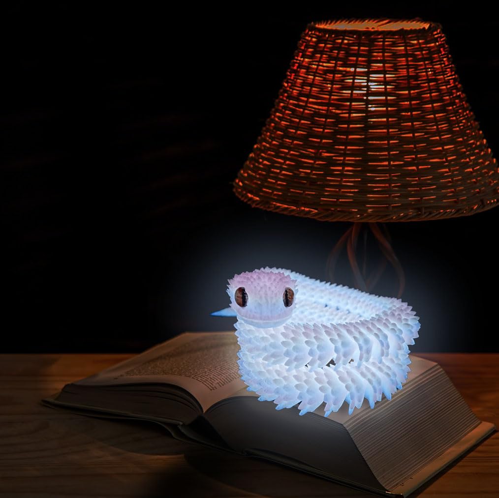 24in 3D Printed Snake Toys, Flexible 3D Printed Animal, Fidget ADHD Snake Toys, Perfect Desk Pet for Animal Collectors, Halloween Decor, Christmas Toy 2025