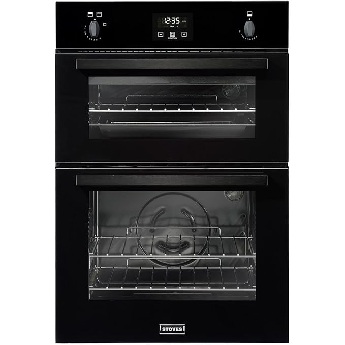 Stoves BI900G BuiltIn A/A Rated Gas Double Oven in Black Amazon.co.uk
