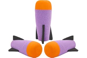 EKIND Mega Missile Refill for Toy Rocket Launcher, Foam Ammo Compatible for Nerf N-Strike Elite Series
