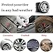 HEALiNK RV Tire Covers Set of 4 for RV Wheel Waterproof Oxford Tires Protector Covers for Motorhome Truck Trailer Camper Auto (27'' for Tire Diameter 68cm, Tire Width 25cm)