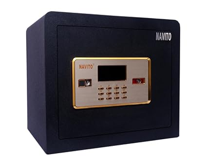 Navito Orion 300A Alarm & Memory Series Safe Steel Locker (Black)