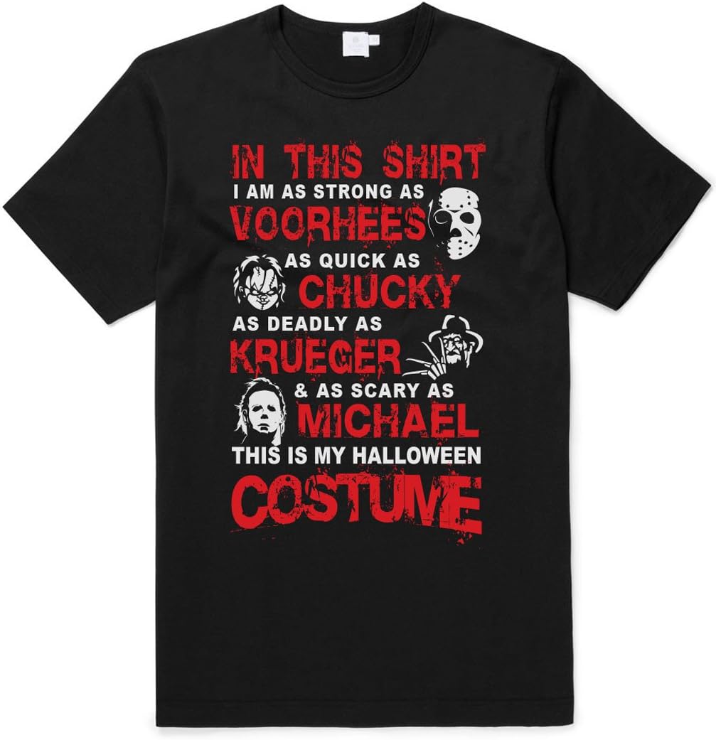 Jason Voorhees, Chucky, Freddy Krueger & Michael Myers Halloween Costume T-Shirt