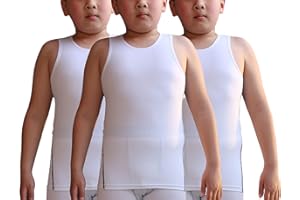 LANBAOSI Boy's 3 Pack Compression Sleeveless Shirt Soccer Training Kids Tank Top Undershirts