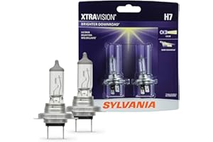 SYLVANIA - H7 XtraVision - High Performance Halogen Headlight Bulb, High Beam, Low Beam and Fog Replacement Bulb (Contains 2 Bulbs)