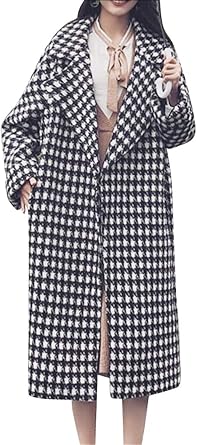 houndstooth long jacket