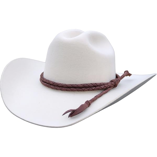 Brown Braided Leather Hat Band for Cowboy Hat – Adjustable  display picture 3