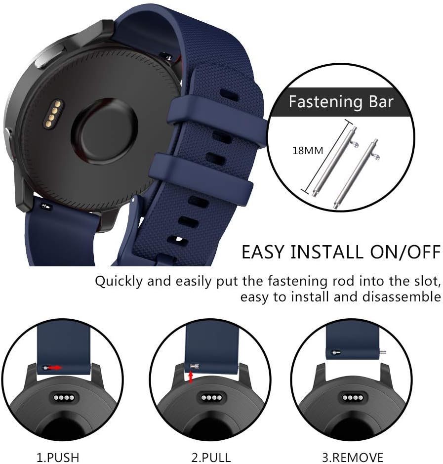 ISABAKE Strap for Garmin Venu 2S/ Vivoactive 4S/ Vivomove 3S - Image 5
