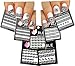 Black Floral Lace Fishnet Nail Art Water Transfer Decals For Sophisticated Manicure, by La Demoiselle by La Demoiselle