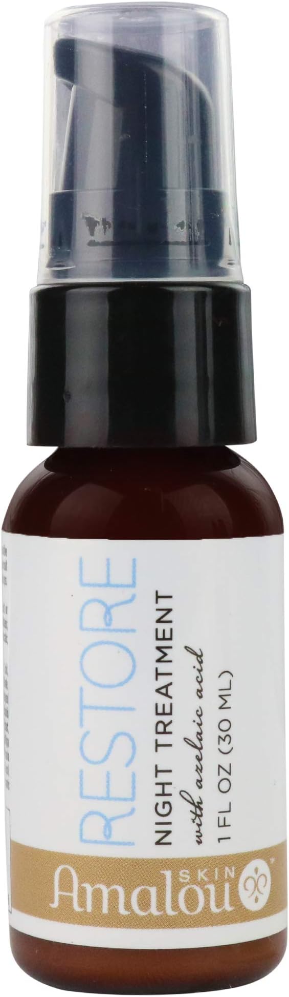Amalou Skin - Restore Night Treatment Night Skin Care Treatment that Fights Blemishes, Pimples and Oily Skin, Pregnancy Safe Skin Care Blemish Treatment, With Azelaic Acid, Aloe Leaf and Lactic Acid