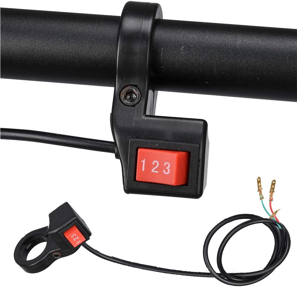 Electric Scooter Motor 48V 2000W Mid Drive Motor DC Brushless Controller 45A with LCD Throttle Grip 3-speed Switch for Go Kart ATV Electric Bicycle Conversion Kit (48V 2000W 45A motor kit) - - 