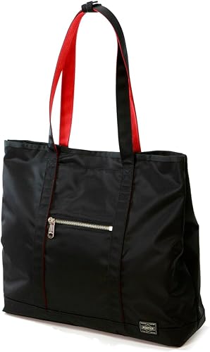 Amazon ポーター エルファイン Porter L Fine Porter Ils共同企画 トートバッグ Totebag Lyd3 ブラック 裏地 レッド Black Backing Red トートバッグ