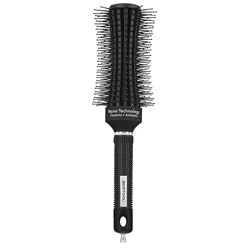 BESTOOL Round Brush,Volumizing Round Hair Brushes for Women flexile Hair Brush for Blow out Detangling Curling Styling Less Pain & Breakage