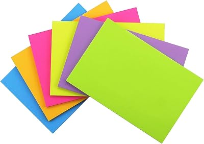 Early Buy 4x6 Sticky Notes 6 Pads Pack 45 Sheets Color Assortment