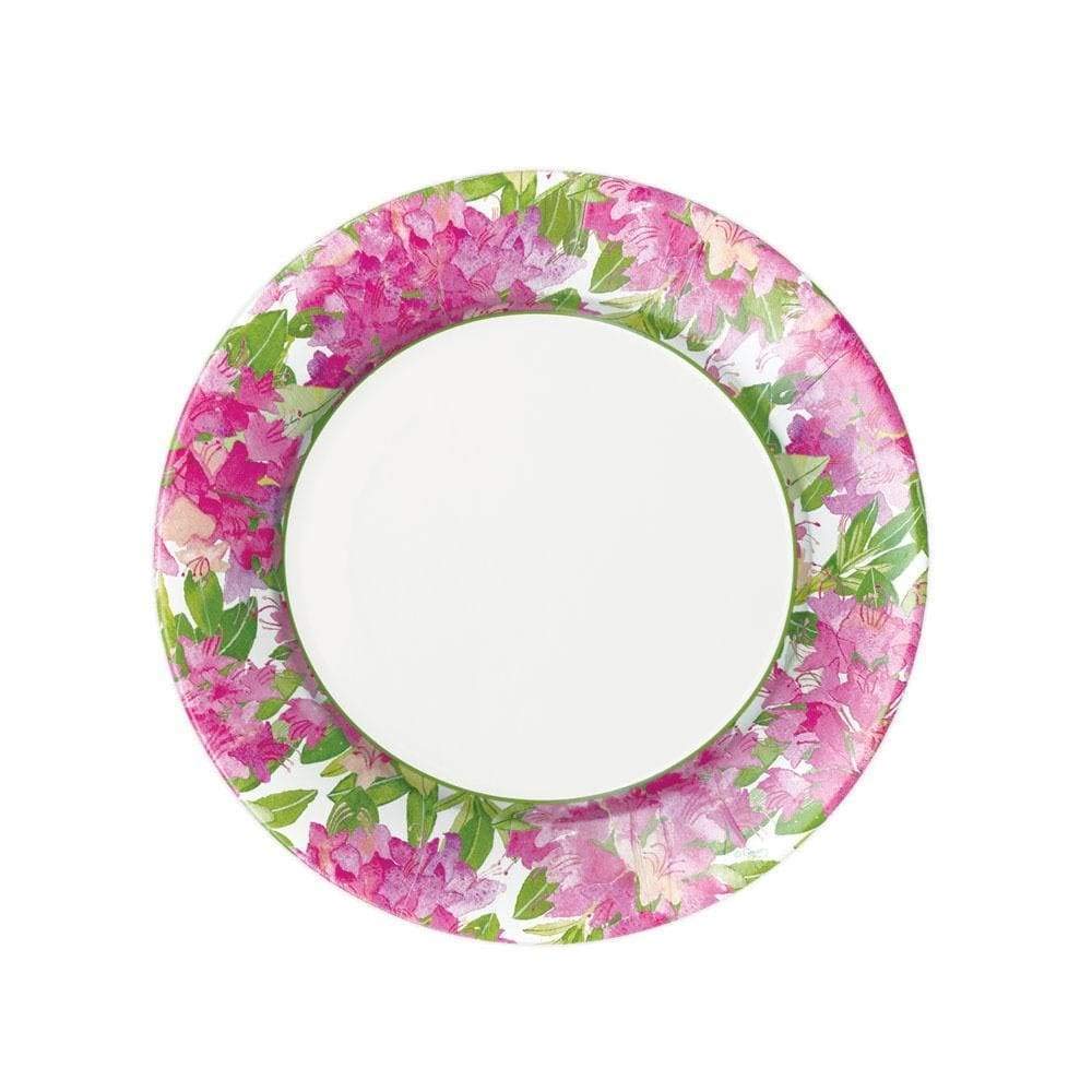 Caspari Entertaining with Shade Garden Salad/Dessert Plates, Paper, Pink, 20 x 3 x 20 cm, 13690SP