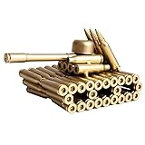 Singeek Bullet Shell Casing Shaped Army Tank Metal