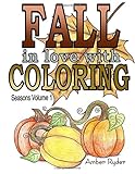 FALL in love with Coloring: Adult coloring book designed to help you de-stress and unwind. Seasons volume 1 is dedicated to everything I love about the Fall season.