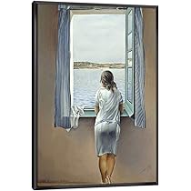 Amazon.com: Salvador Dali Wall Art Dalí Figure At the Window 
