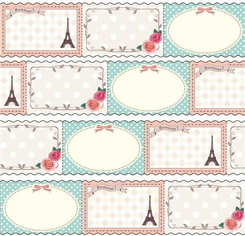 cute wide Eiffel Tower Paris memo Masking Tape deco tape from Japan