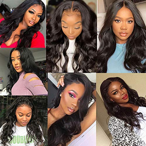 Human-Hair-360-Lace-Frontal-Wigs-14-Inch-Brazilian-Virgin-Lace-Front-Wigs-Human-Hair-Pre-Plucked-With-Baby-Hair-For-Black-Women-Natural-Black-Color14-inch-150-Density