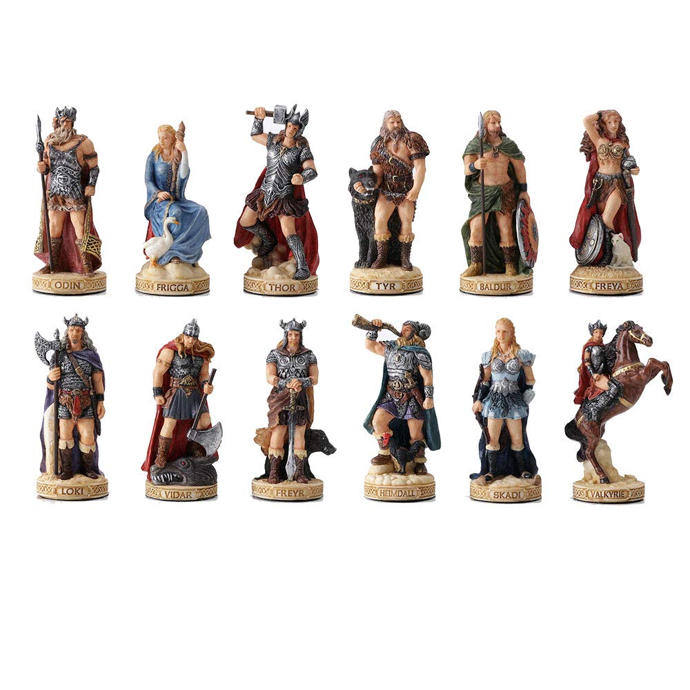 Veronese Design 3.5 Inch Nordic Gods Viking Miniature Polyresin Hand Painted Sculpture Figurine — image 1