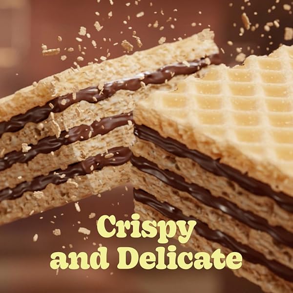 BAUDUCCO CHOCOLATE WAFER COOKIES – SUGAR FREE DELICIOUS & CRISPY WAFERS WITH 3 DELICIOUS, INDULGENT DECADENT LAYERS OF CHOCOLATE FLAVORED CREAM – 0G OF ADDED SUGAR – GREAT FOR SNACKS & DESSERT – NO ARTIFICIAL COLORS OR FLAVORS, 5OZ (PACK OF 1)
