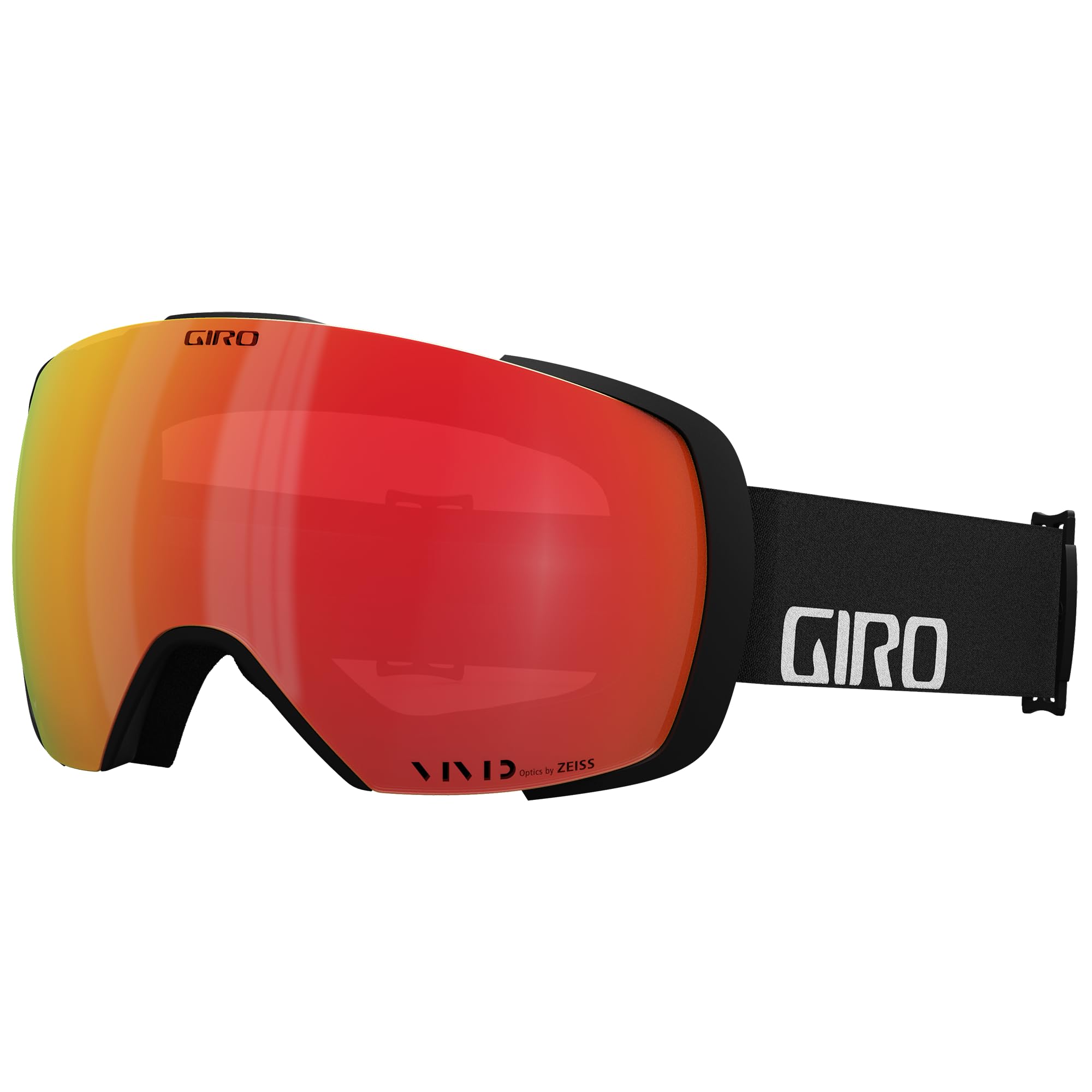 Giro Girrj Contact Snow Goggles - Black Wordmark - Vivid Ember & Vivid Infrared Lenses, Large F