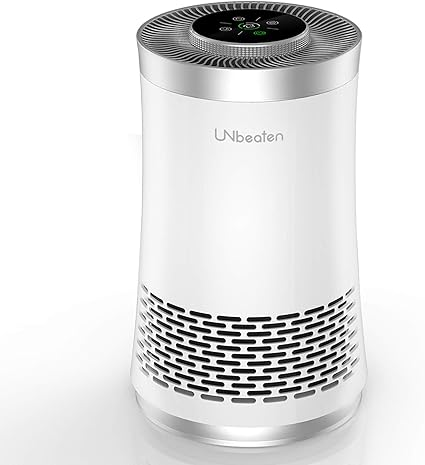 Unbeaten Luftreiniger Fur Schlafzimmer True Hepa Luftreiniger Fur Zuhause Staub Und Rauchentferner Saubere Allergien Pollen Und Haustierschuppen Geruchsvernichter Un103 Amazon De Baumarkt