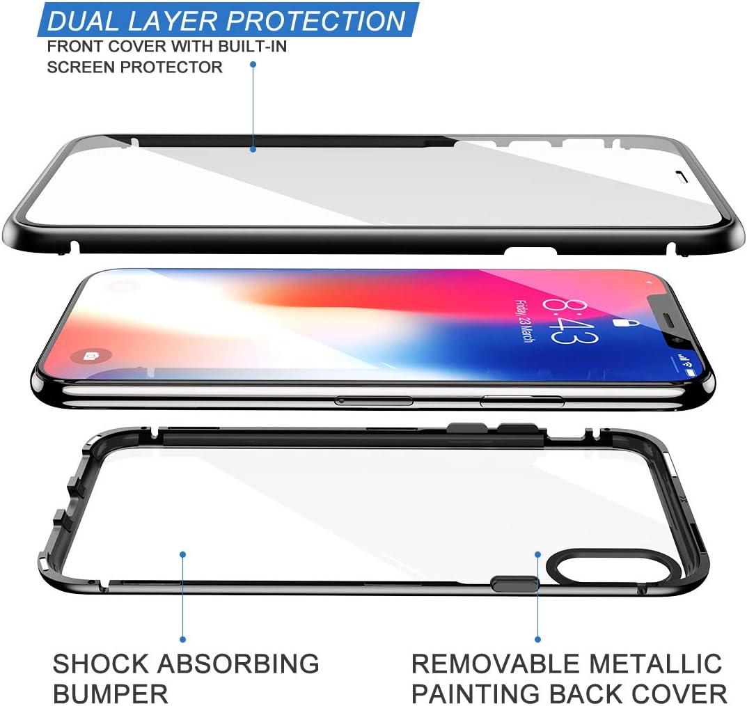 iPhone X Case, iPhone Xs Case, ZHIKE Adsorption