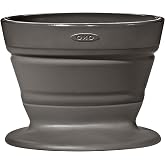 OXO Brew Collapsible Pour-Over Travel Coffee Maker With Storage Case | Single Serve Portable Coffee Maker For On The Go &amp; Camping, Folds Flat For Compact Transport and Storage, Standard Filters