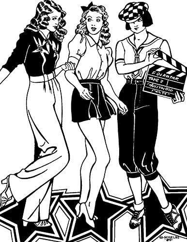 Folkwear Hollywood Pants #250 Ladies Knickers Trousers Kicky Shorts Sewing Pattern (Pattern Only) folkwear250
