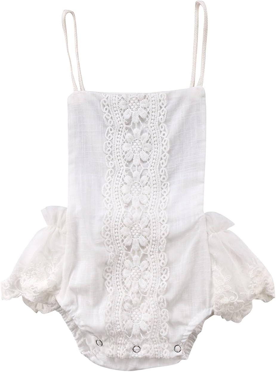 baby girl white romper