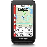 iGPSPORT BiNavi Air GPS Bike Computer, 3.0'' Touch Screen MAP Navigation | Climb Pro Training Ebike Function Yaw Replan Radar Warning Sync to Strava Bluetooth ANT+ Wireless Bicycle Computer Only 77g