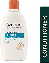 Aveeno Rose Water Chamomile Smoothing Conditioner 300ml Frizz Control view 2