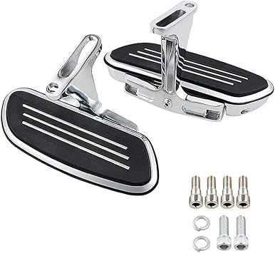 Amazon Com Motorcycle Passenger Floorboards Chromed Streamline