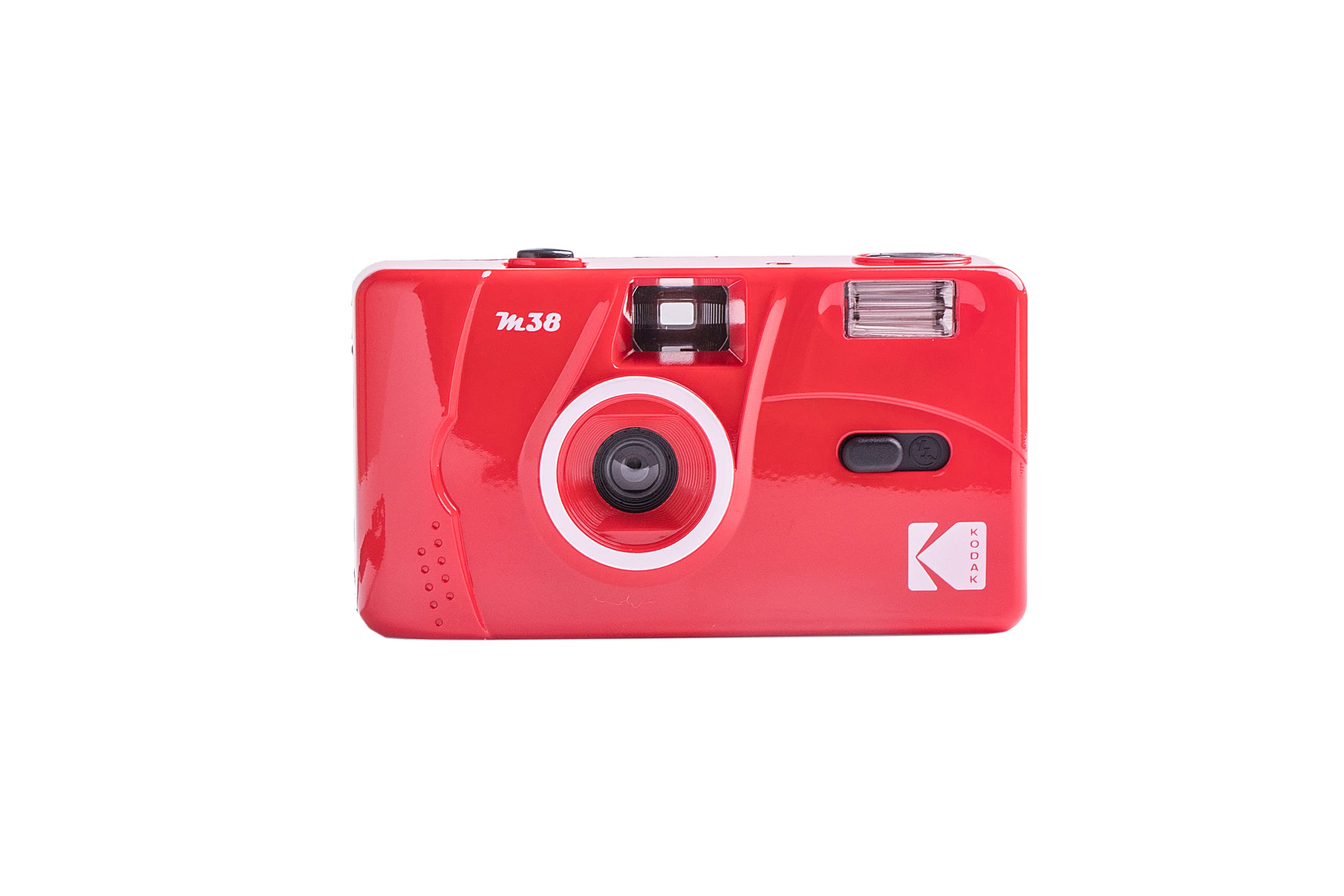 KODAK DA00237 - KODAK M38-35mm Reusable Camera, Lens, Built-in Flash, AA Battery - Red